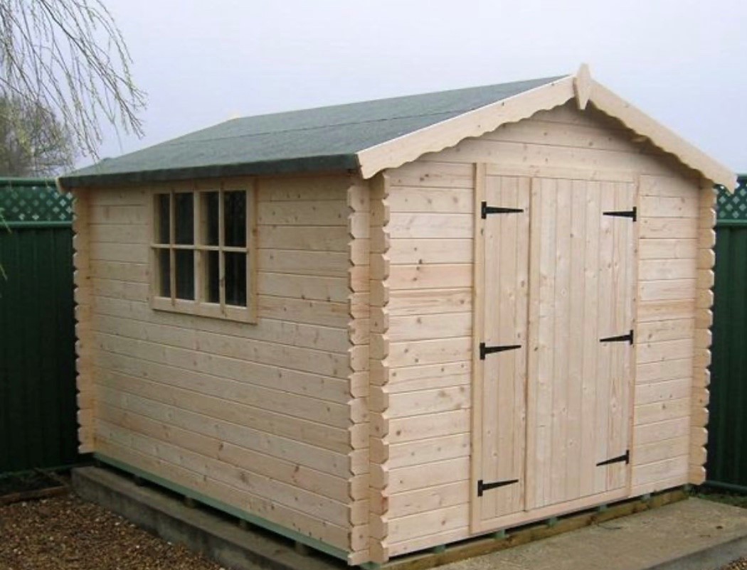 norseman apex workshop, 28mm log cabin - lincoln sheds